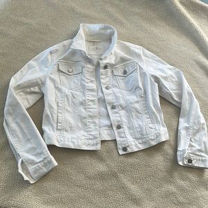 Loft jean white jacket